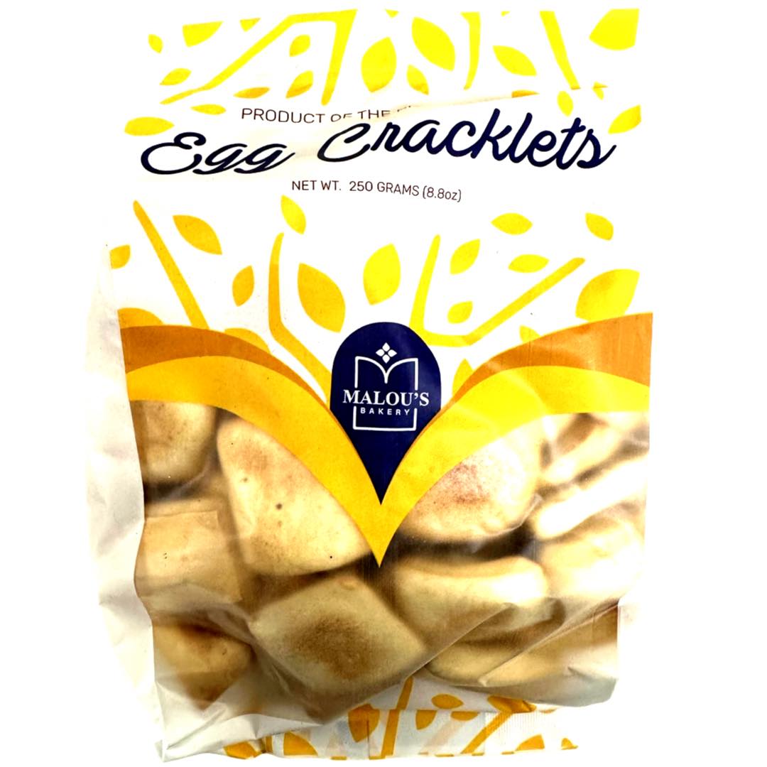 Malou's 250 G Original Egg Cracklets - Great Value Snack for All