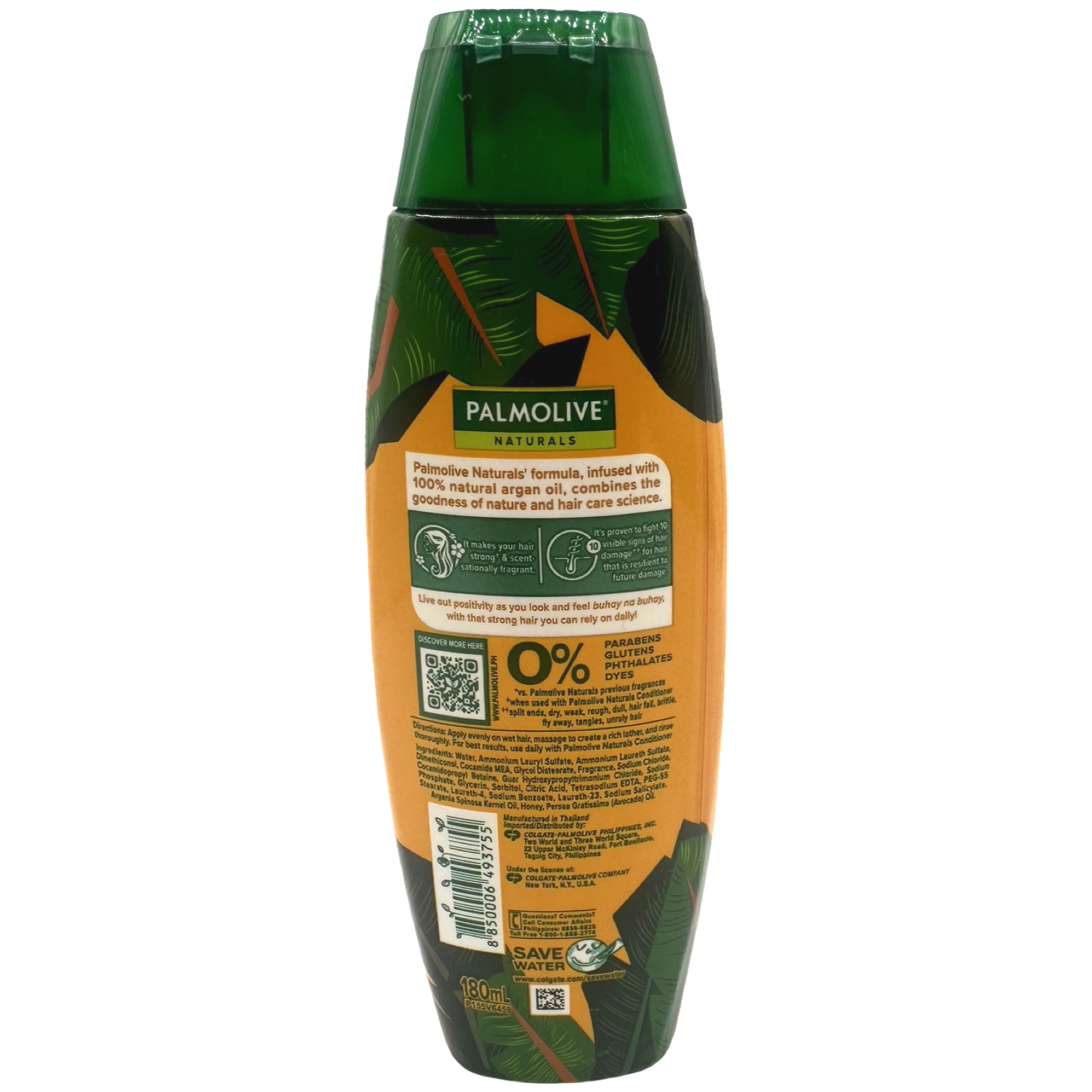 Hot Deal! Palmolive Naturals 180 ML Gold Argan Oil Shampoo & Conditioner for Damage Repair
