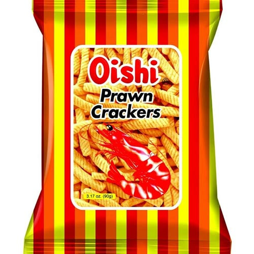 Oishi Classic Regular Crunchy and Salty Prawn Crackers