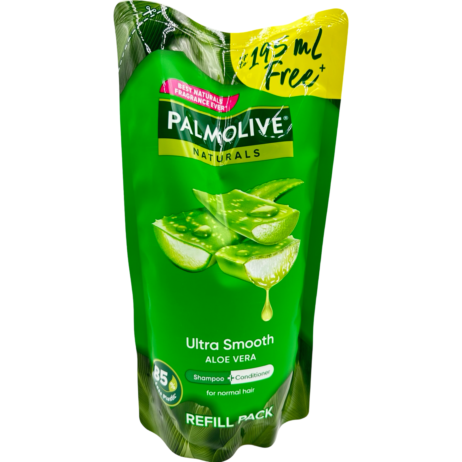 Palmolive Naturals Aloe Vera Shampoo + Conditioner Refill Pack - 600 ML | Save & Hydrate