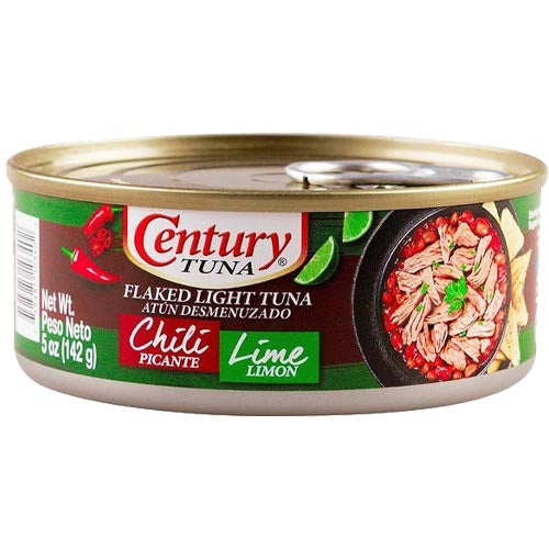 Century Flaked Light Tuna Chili Lime - 142G - Healthy Delight