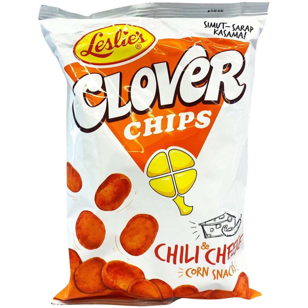 Leslies Chili & Cheese Flavored Clover Chips - 145 G, Delicious Snack on Sale