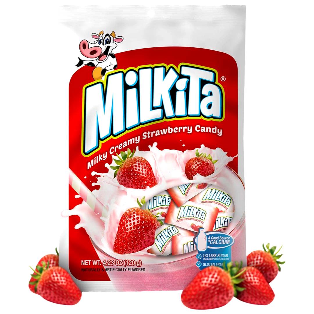 Milkita Strawberry Candy - 30 Pcs, 120 G - Tasty Deal