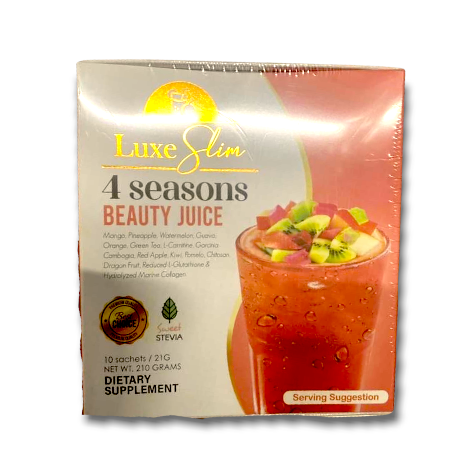 Luxe Slim All - Season Beauty Juice: 10 Sachets of 21g Each