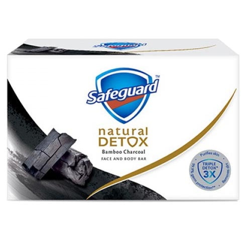 Safeguard Bamboo Charcoal Face & Body Bar - 135G - Natural Detox Deal
