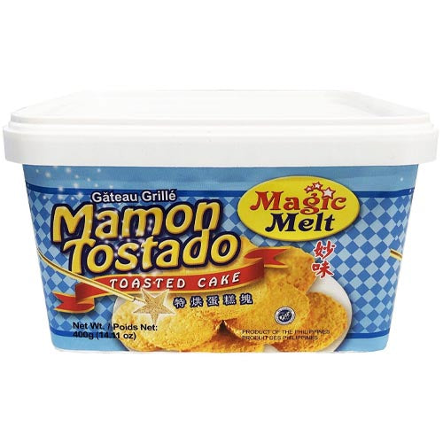 400G Tub of Delicious Magic Melt Toasted Mamon Cake