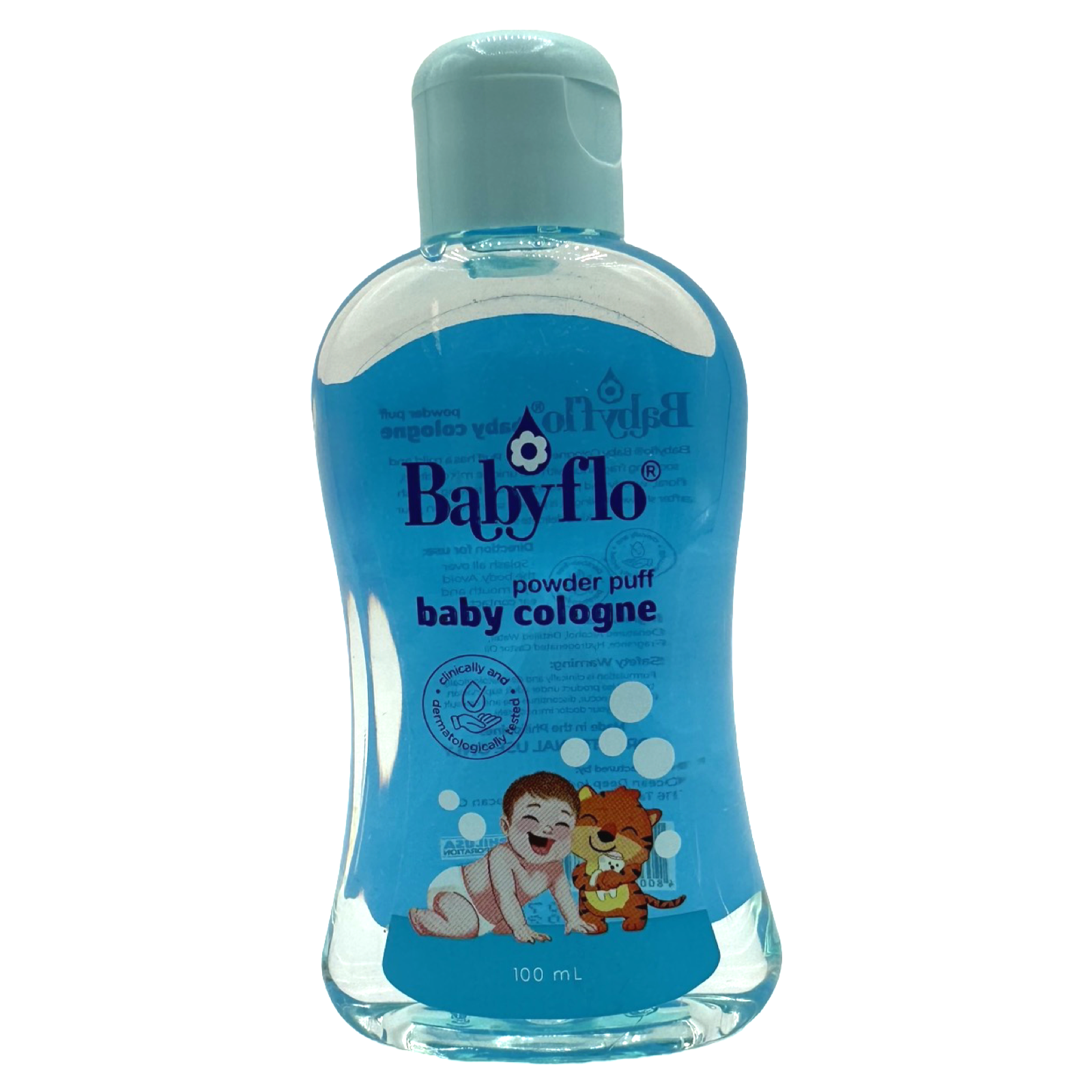 Babyflo Baby Cologne - Powder Puff Blue (100 ML) - Special Offer