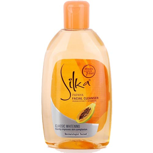 Silka Papaya Facial Cleanser with Papaya Extract and Vitamin B3 - 150 ML - Great Deal