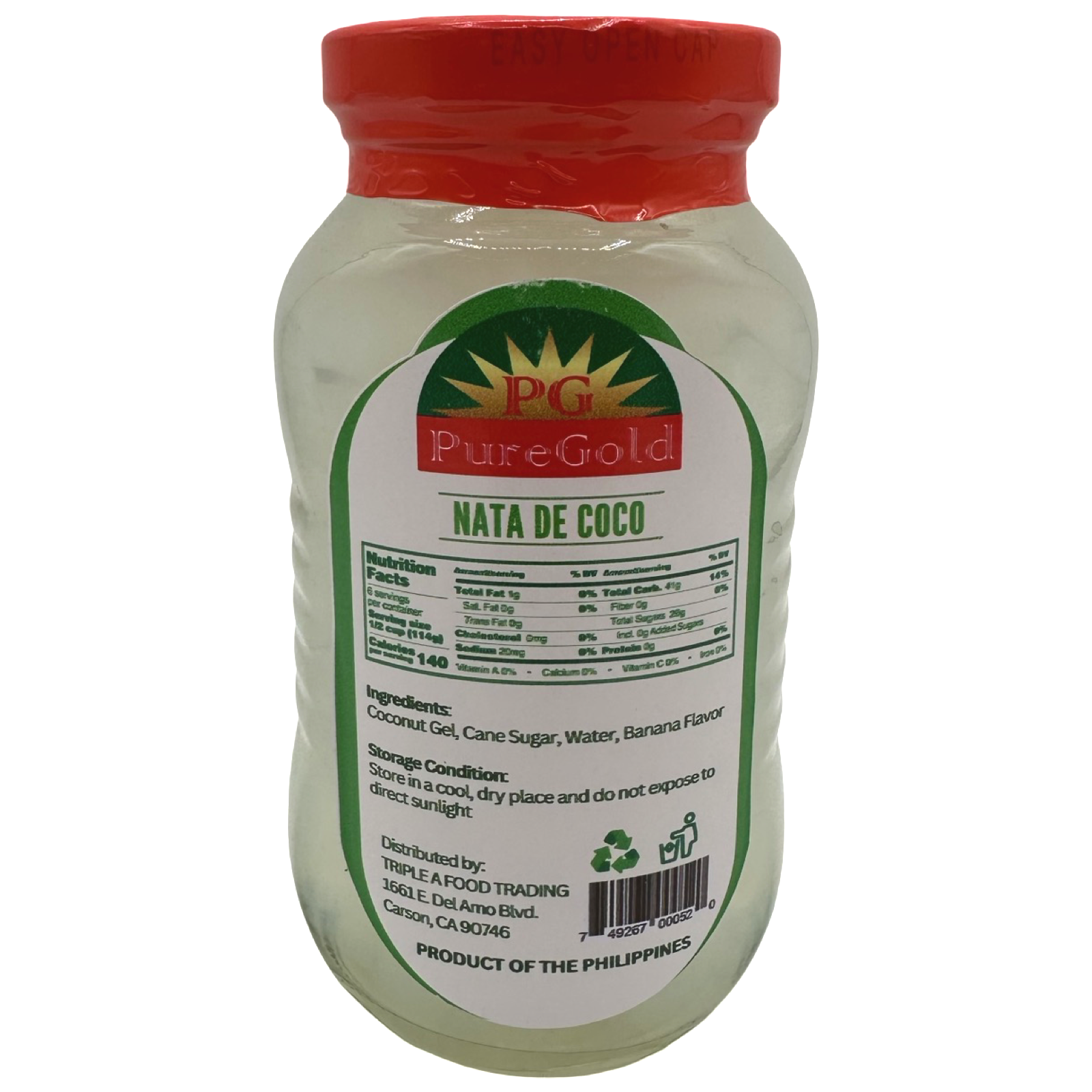 Puregold 12oz Premium Coconut Sports Drink with Macapuno Flavor