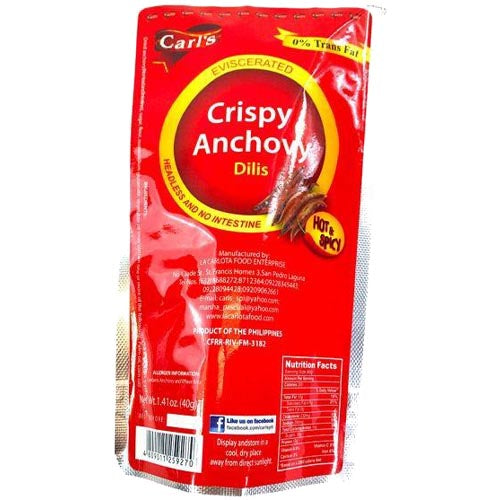 Carl's Hot & Spicy Crispy Anchovies - 40 G