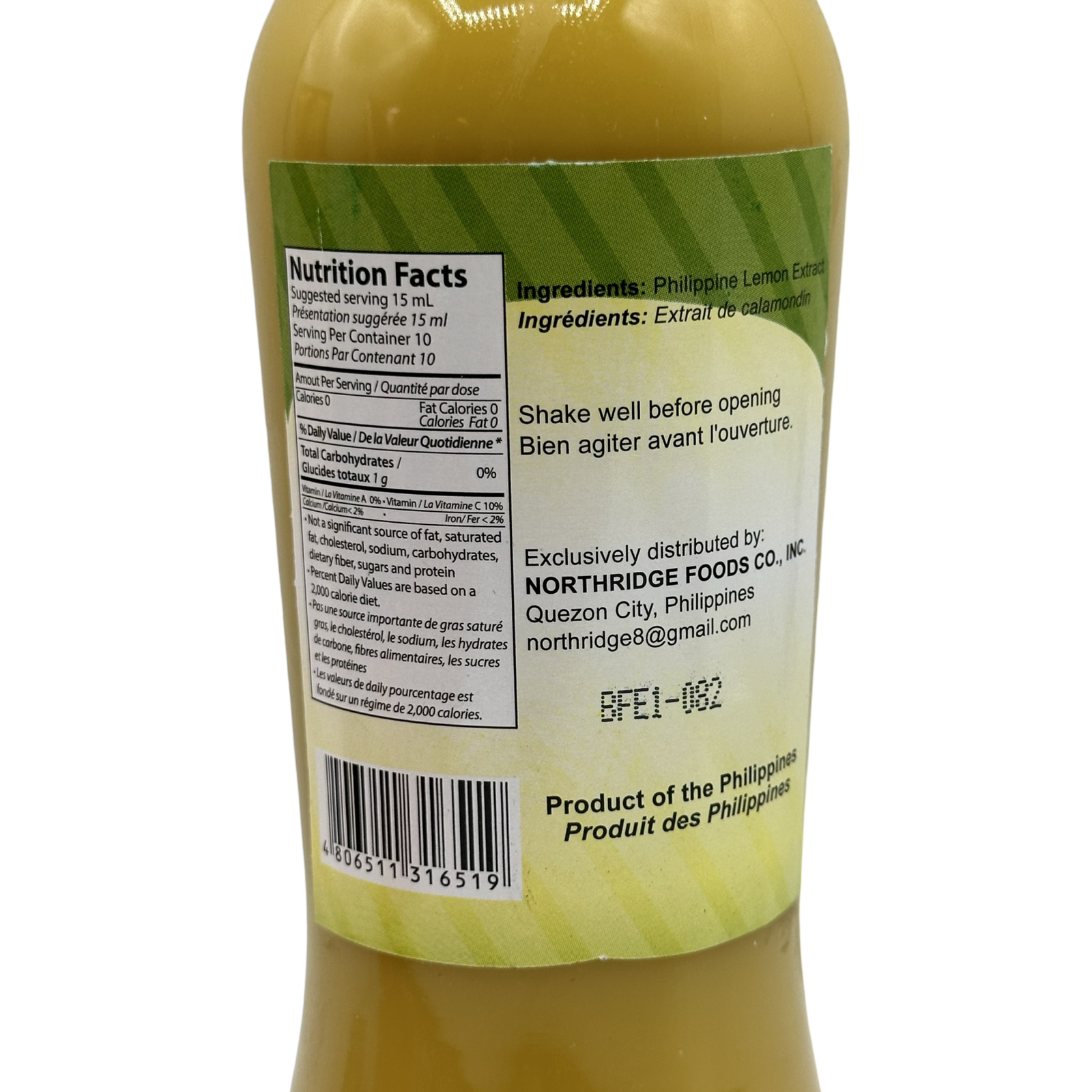 Inday's Best - Premium Real Squeezed Calamansi Extract - 500 ML Bottle, Ideal for Refreshing Drinks