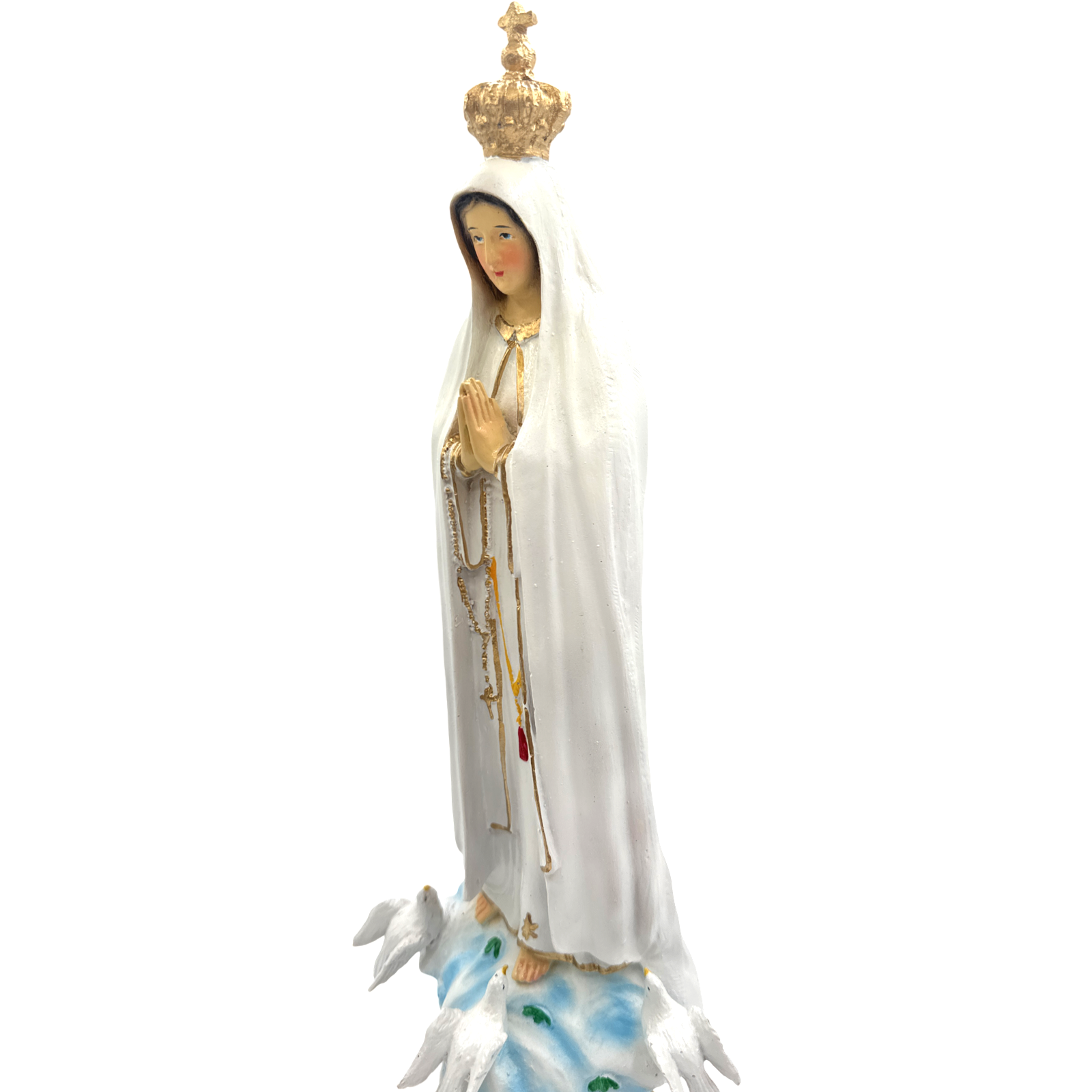 18x4 Inches Handmade Fatima Religious Statue - Authentic Philippine Handicrafts