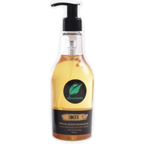 Zenutrients Special Ginger Blend Massage Oil - 250 ML - Exclusive Offer
