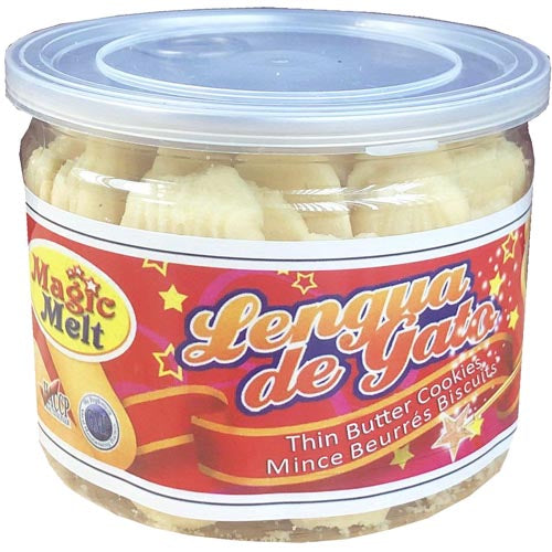 Magic Melt - 230G Thin Butter 'Lengua de Gato' Cookies - Great Deal!