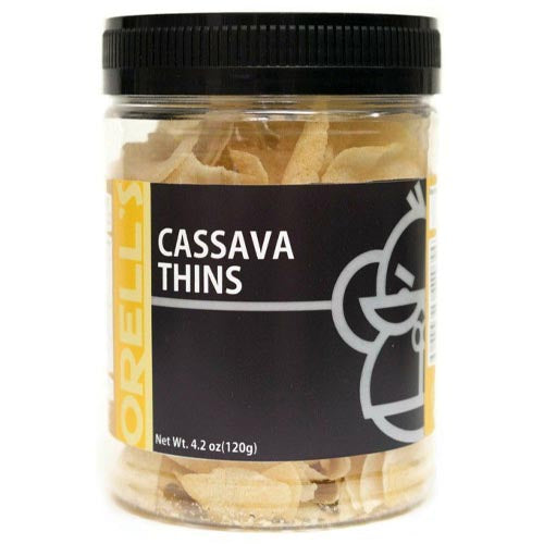 Orell's Crispy 3-OZ Cassava Thins - A Tasty Snack Delight