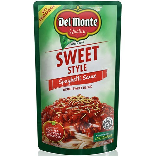 Del Monte Sweet Blend Quality Spaghetti Sauce - 1 KG Doypack