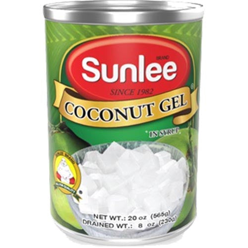 Get Your 20 OZ Can of Sunlee Coconut Gel in Syrup for Delicious Filipino Desserts