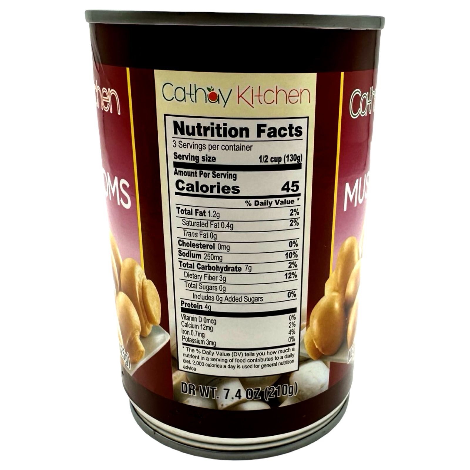 Get 15 OZ Cans of Cathay Kitchen's Whole Vietnam Mushrooms for Flavorful Cooking