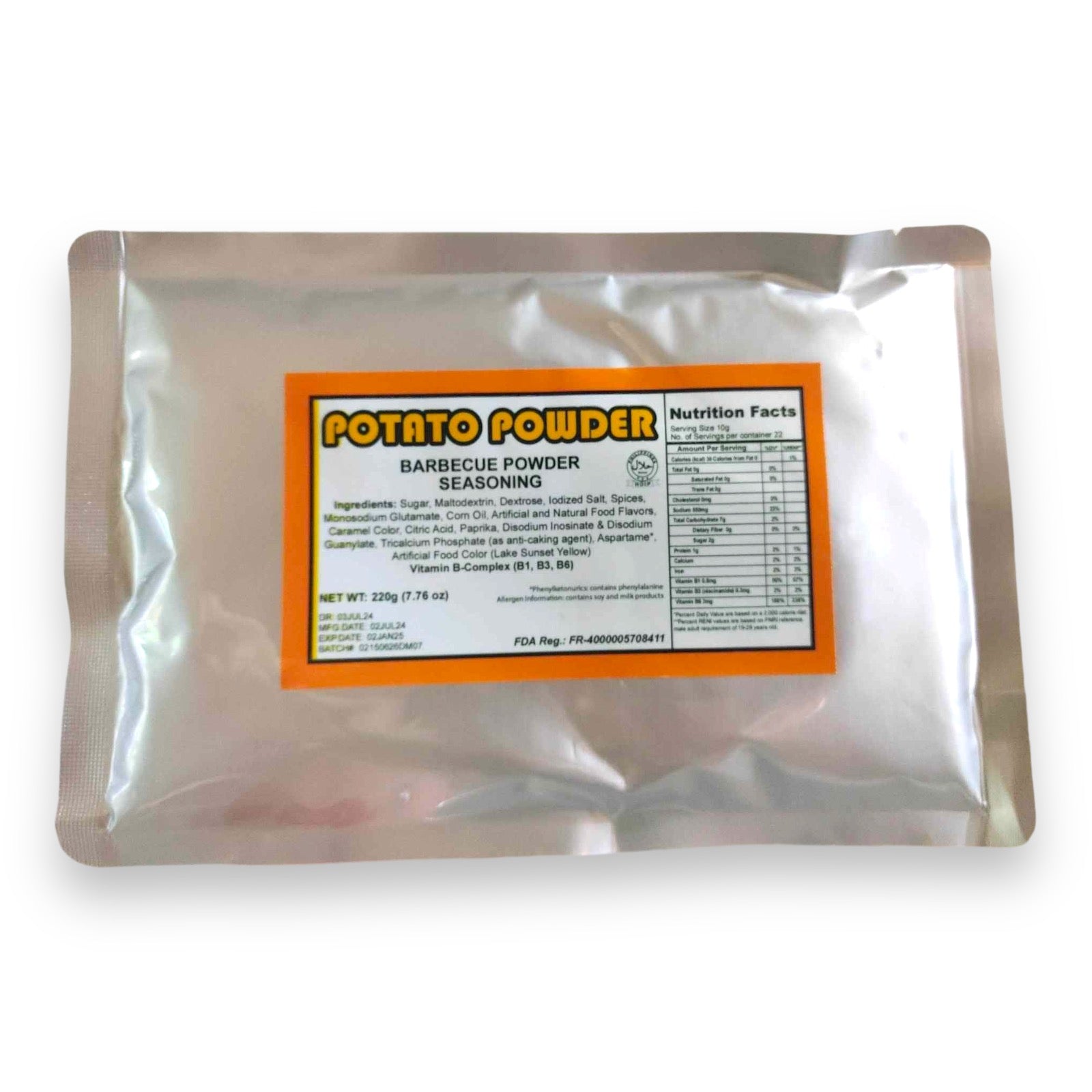 220G Barbecue-flavored Potato Powder Seasoning for Snacks
