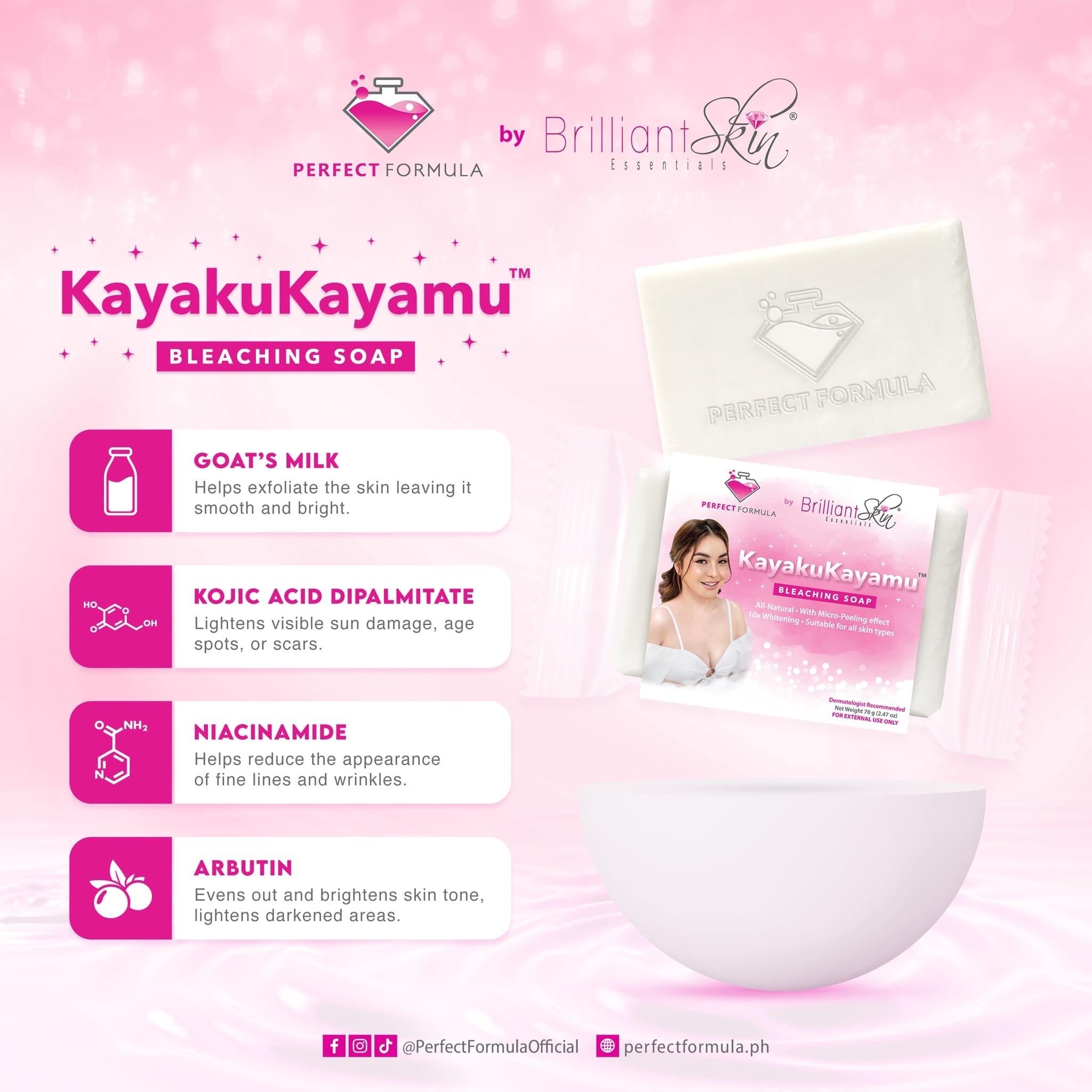 70g Kayakukayamu Soap for a Brilliant Skin