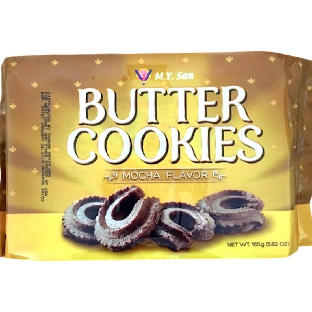 M.Y. San Mocha - Flavored Butter Cookies, 165 G