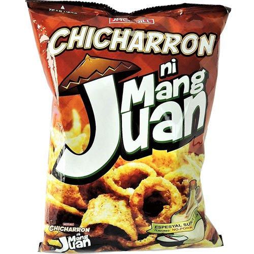 Jack & Jill Mang Juan Chicharon - Delicious Suka't Sili Flavor, 90 G Vegan Snack