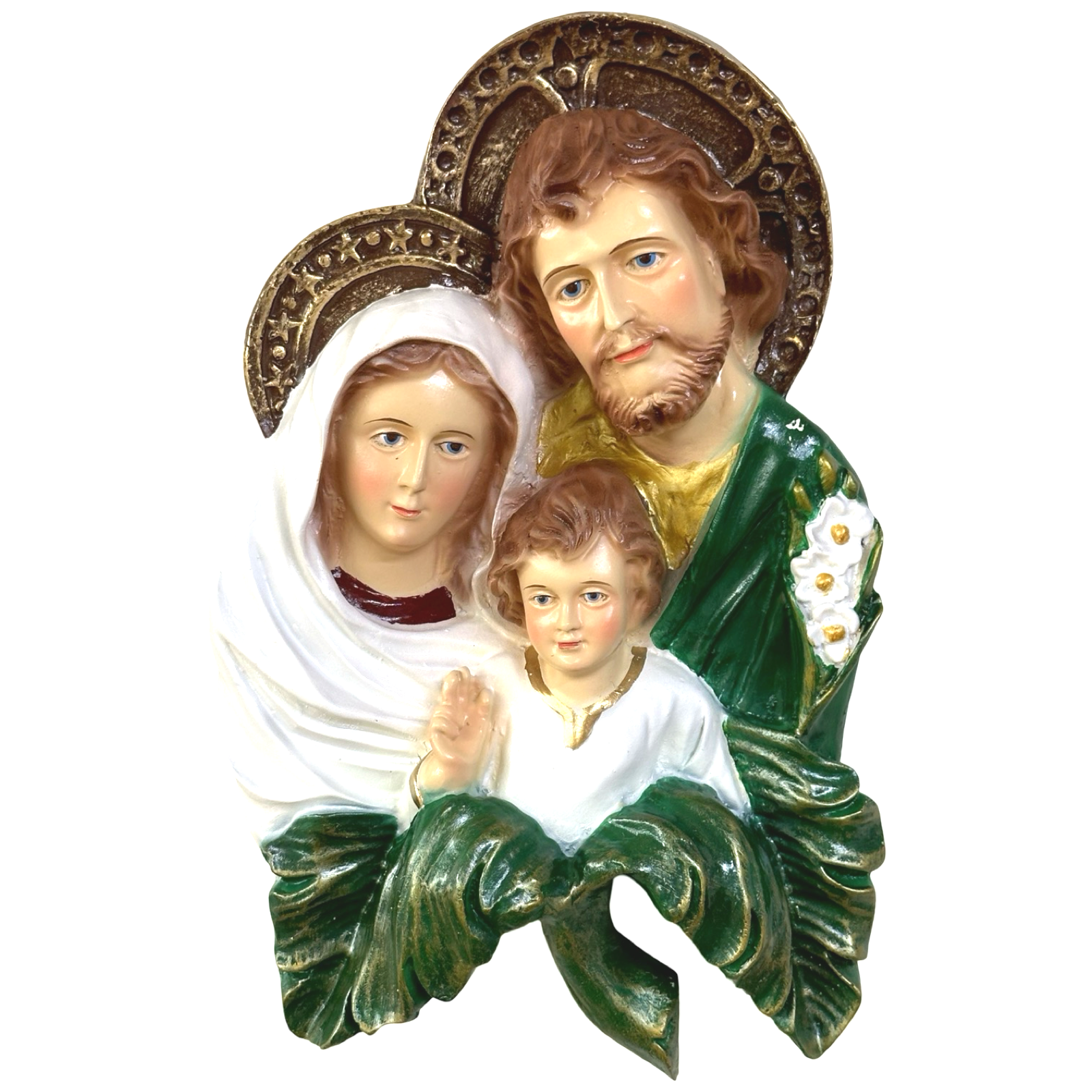 Limited Offer! 14x9 Inches Holy Family Hanging Religious Figurine - Authentic Philippine Handicrafts