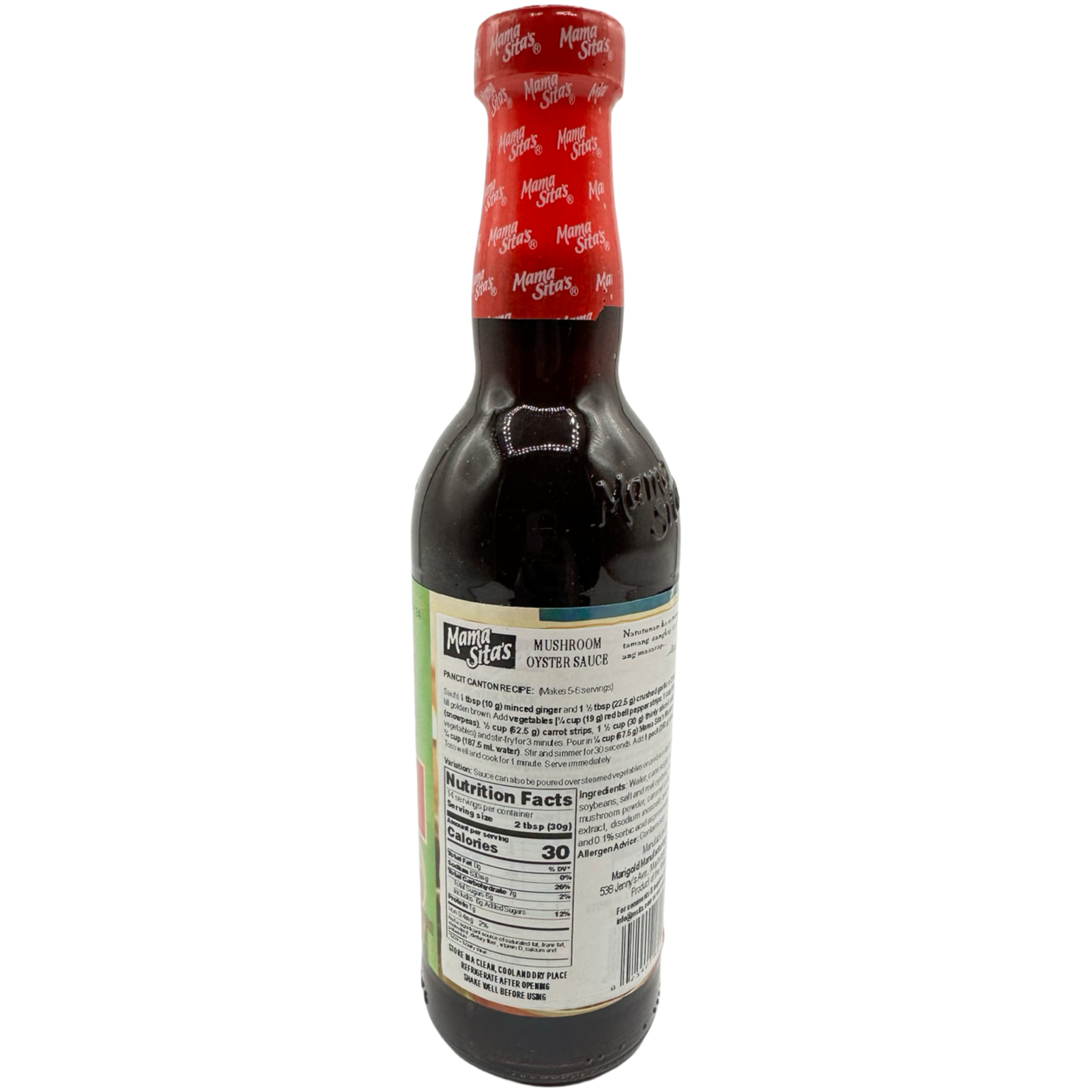 Mama Sita's Small 405G Mushroom Oyster Sauce - Ideal for Filipino Dishes