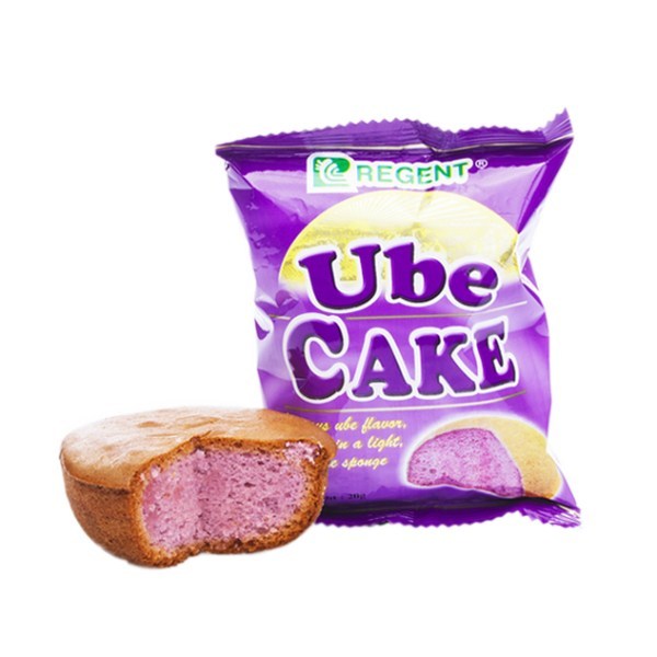 Regent UBE Cake - 10 Pack of 0.7 OZ - Delicious Filipino Snack Offer