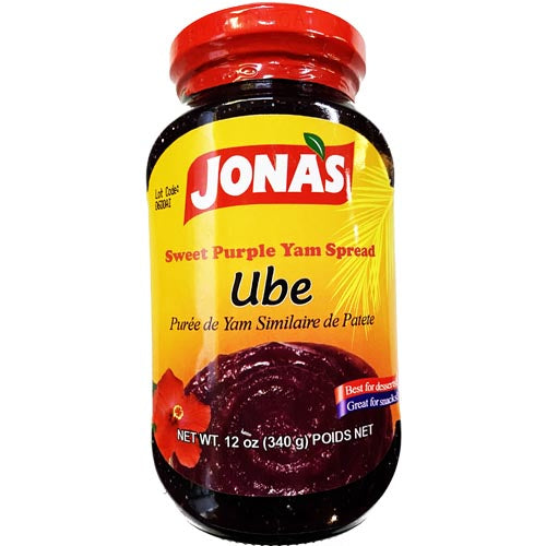 Jonas Premium 12 OZ Sweet Purple Yam Spread (UBE) - Ideal for Various Treats