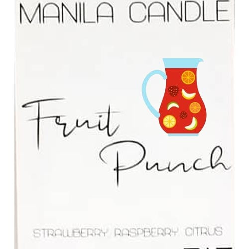 Hot Sale! 2.5 OZ Manila Candle Fruit - Flavored Wax Melt with Fruit Punch Scent