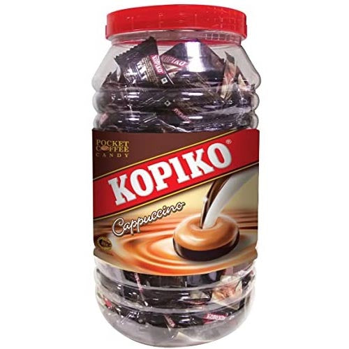 Special Offer! Kopiko 28.2 OZ Cappuccino Candy Jar - Instant Cappuccino Treat