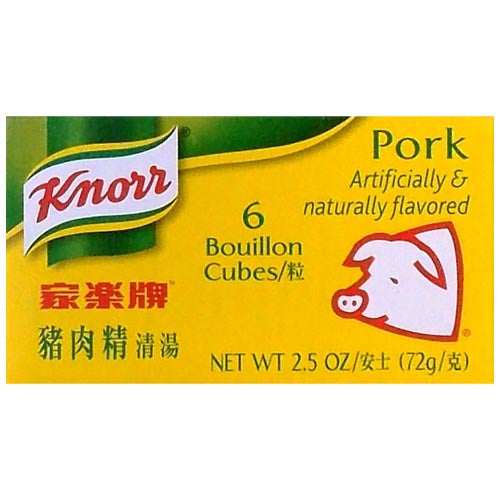 Get Knorr Pork Bouillon Cubes - 6 Pieces, 2.5 OZ Pack