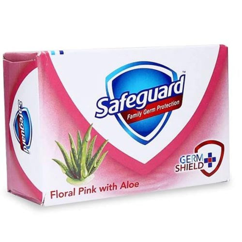 130g Safeguard Floral Pink Aloe Soap Bar for Family Germ Protection
