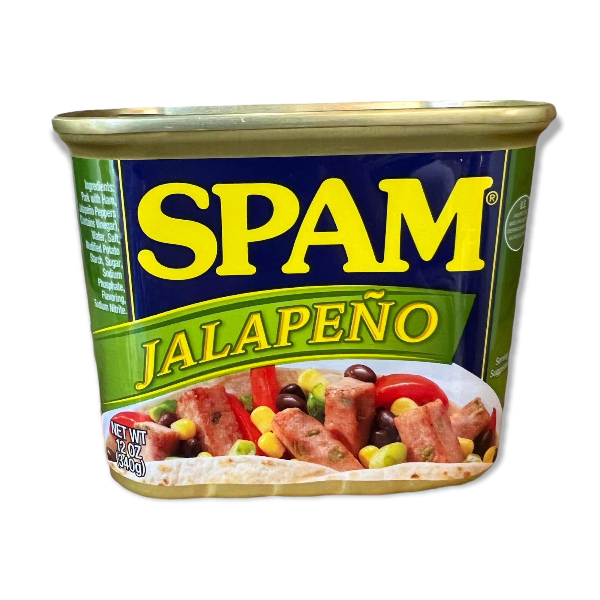 12 OZ Jalapeno-flavored Spam - A Tasty Luncheon Meat