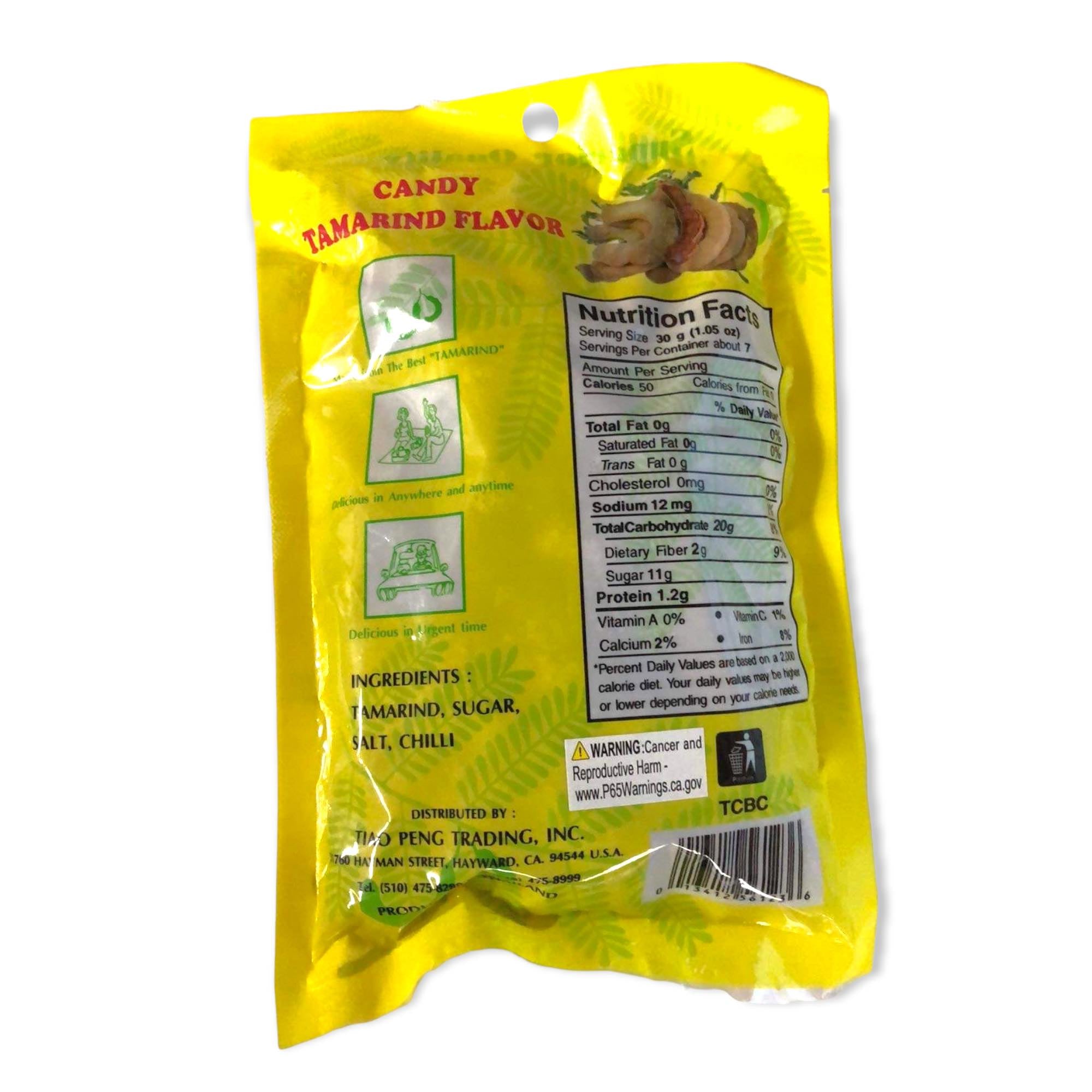 Butterfly Brand's 200G Tamarind Flavor Candy - Enjoy Sweet, Sour & Spicy Delight
