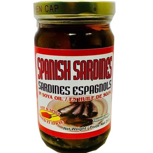 Leony's 8 OZ Hot and Spicy Spanish Sardines in Soya Oil - Must - Try!