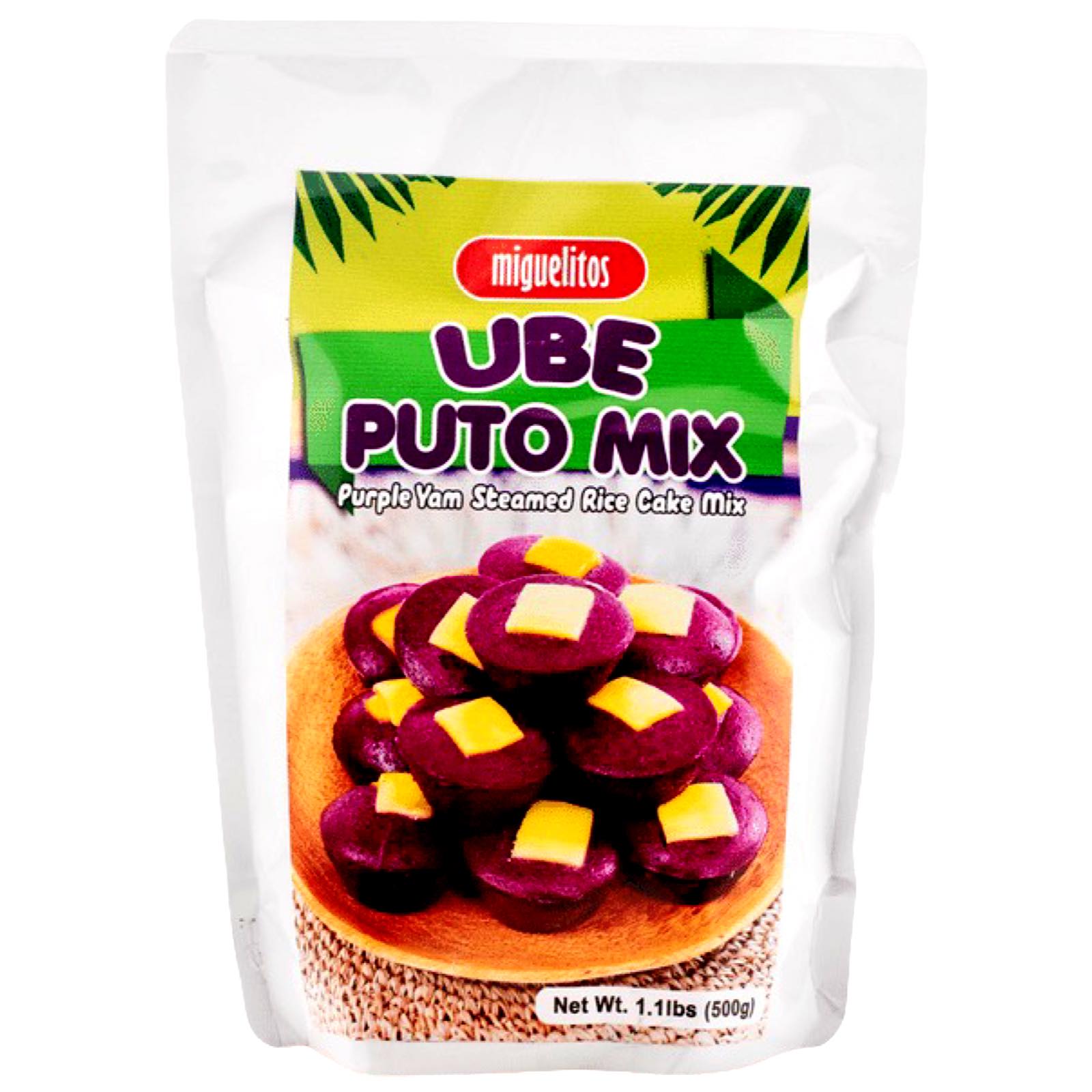 Miguelitos Special Offer: 500 G Purple Yam Steamed Rice Cake Mix (UBE Puto Mix)