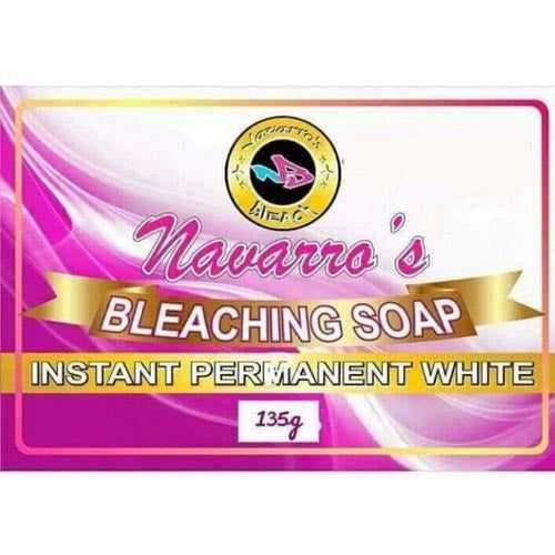 Navarro's 135G Instant & Permanent Whitening Bleaching Soap