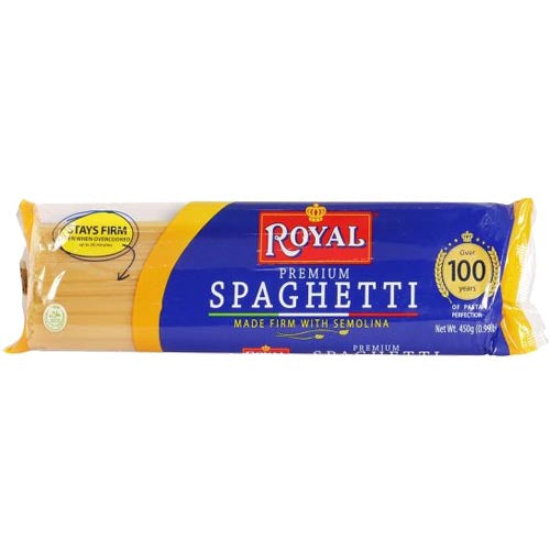 Royal Semolina - Made Firm Premium Spaghetti, 450 G Pack