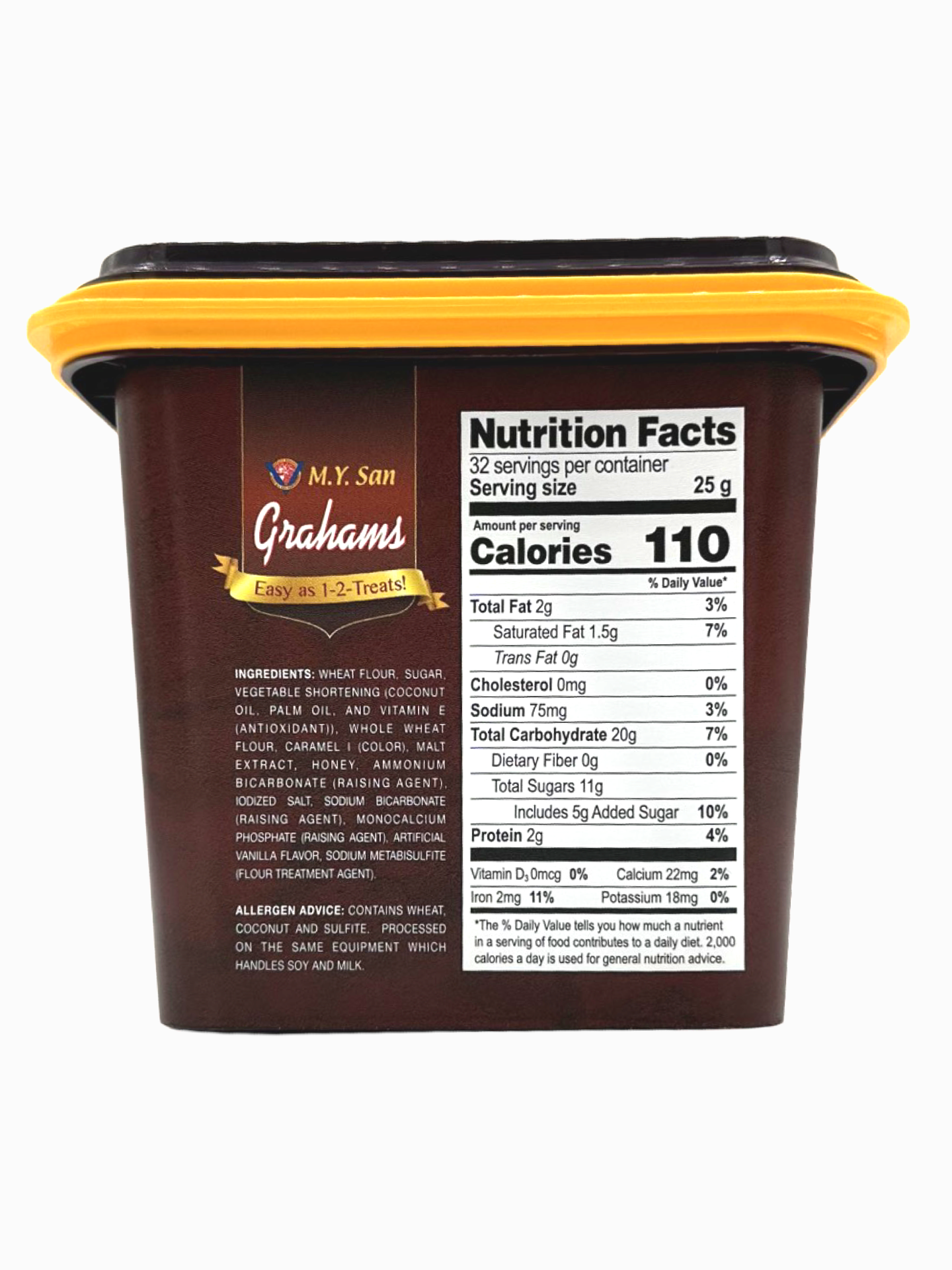M.Y. San Honey Grahams Crackers - 800 G Tub, Tasty Deal!