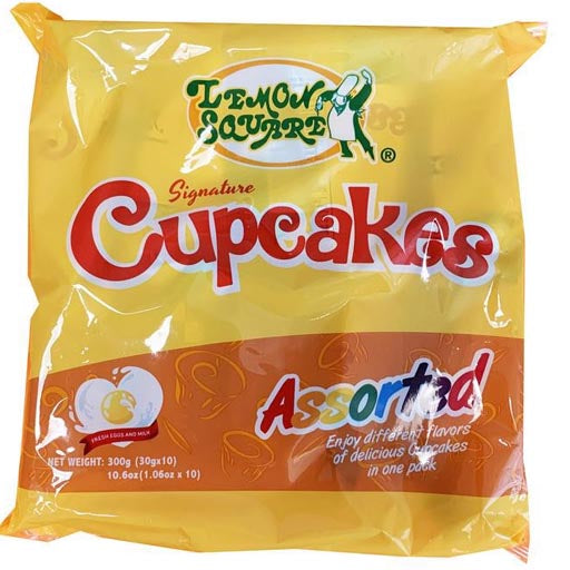Assorted Signature Lemon Square Cupcakes - 10 Pack, 300 G