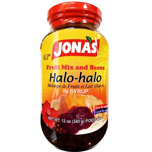 Jonas - 12 OZ Delicious Fruit Mix and Beans Halo - Halo in Syrup, Perfect for Summer Treats