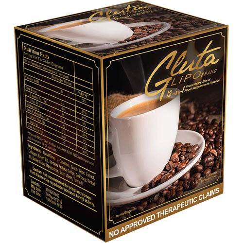 Hot Deal! Gluta Lipo 13-in-1 Coffee - 10 Sachets (210 G)