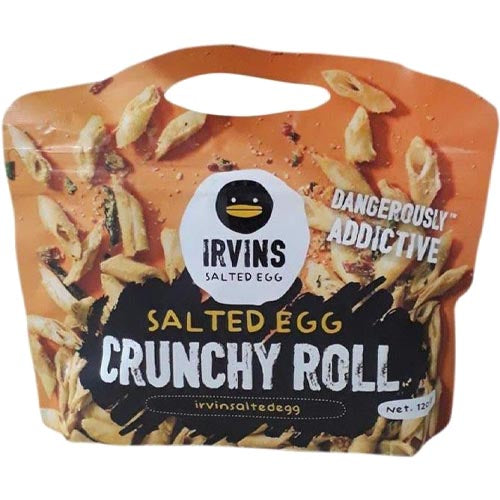 Irvins Salted Egg Crunchy Roll - 120 G, A Tasty Delight