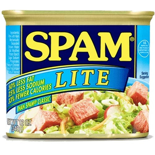 12-Ounce SPAM Lite: Low Sodium, Fat, and Calorie Delight
