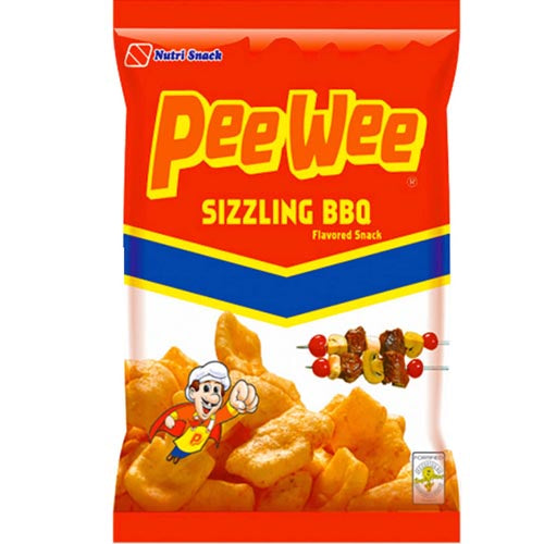 Delicious Nutri Snack - Peewee Sizzling Barbecue Flavored Crunchy Snacks