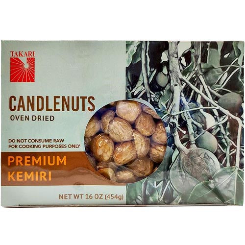 Takari Premium Oven-Dried Candlenuts - 16 OZ - Ideal for Asian Cooking