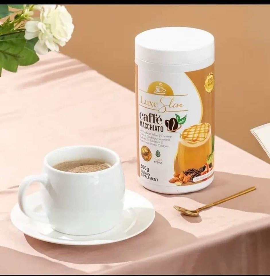 Luxe Slim Big-Size 500g Caffe Macchiato Canister
