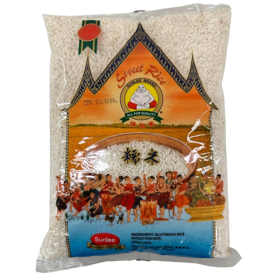 Special Offer! Sunlee Brand 5 LBS Buddha Sweet Rice for Authentic Thai Flavor
